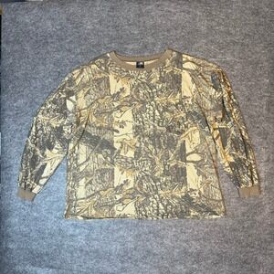 Ace‎ Sportswear Sniper Camo Long Sleeve Shirt XXXL Men's Hunting Tree Bark